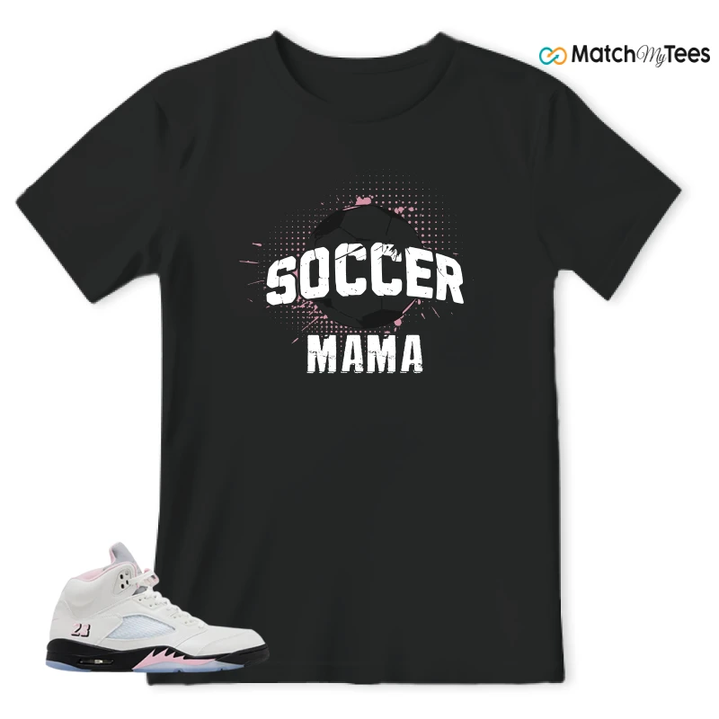 NIKE AIR JORDAN 5 RETRO MEDIUM SOFT PINK SNEAKER Matching Tees t-shirt