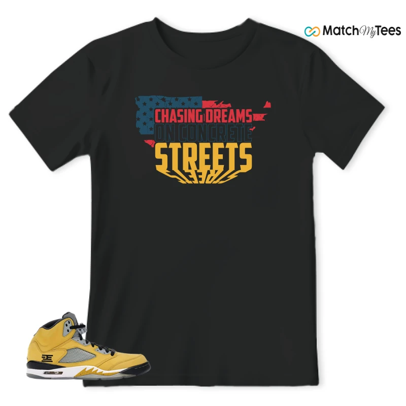 NIKE AIR JORDAN 5 TOKYO 23 SNEAKER Matching Tees t-shirt