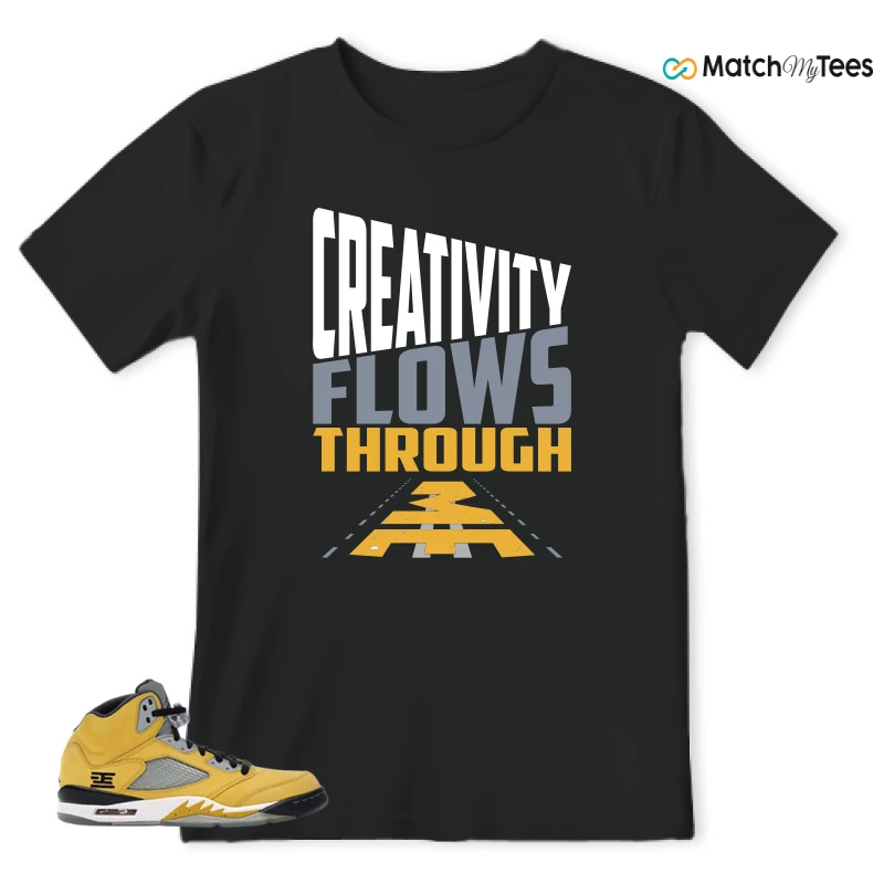 NIKE AIR JORDAN 5 TOKYO 23 SNEAKER Matching Tees t-shirt