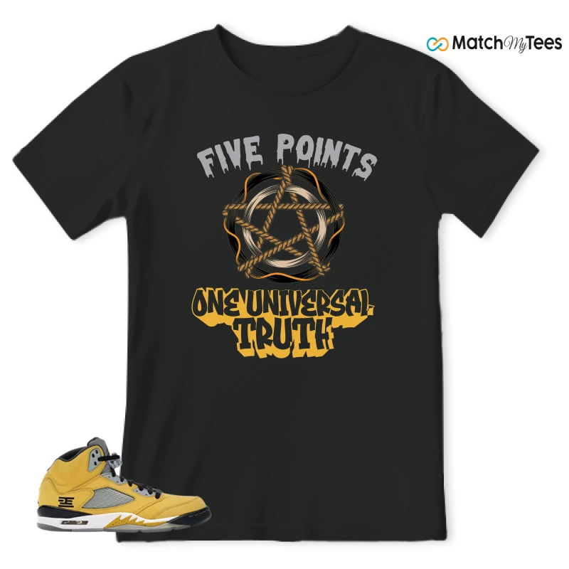 NIKE AIR JORDAN 5 TOKYO 23 SNEAKER Matching Tees t-shirt
