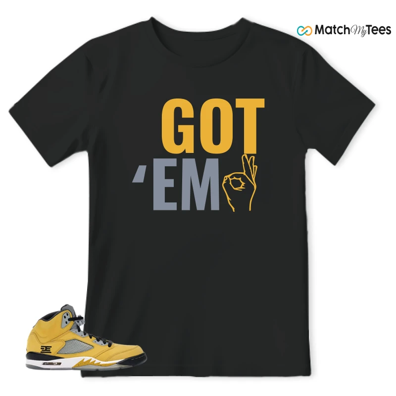 NIKE AIR JORDAN 5 TOKYO 23 SNEAKER Matching Tees t-shirt