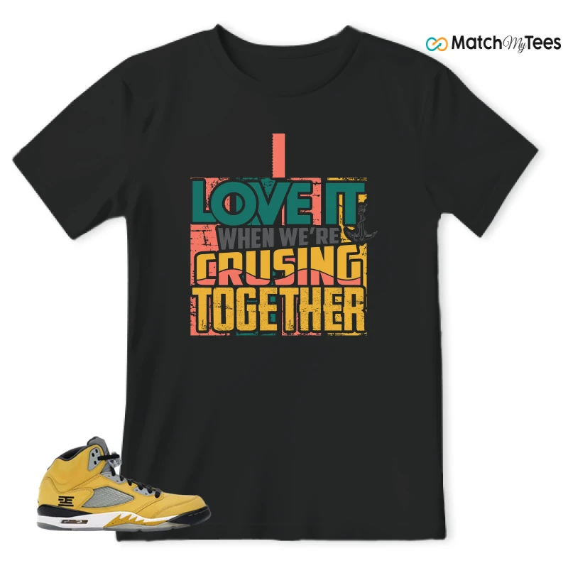 NIKE AIR JORDAN 5 TOKYO 23 SNEAKER Matching Tees t-shirt