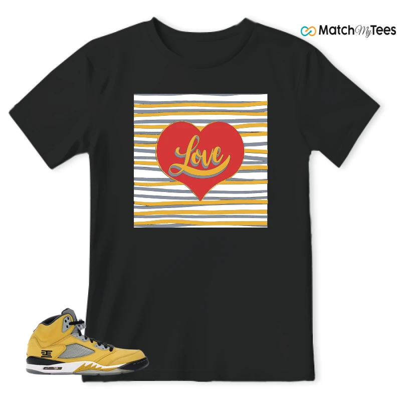 NIKE AIR JORDAN 5 TOKYO 23 SNEAKER Matching Tees t-shirt