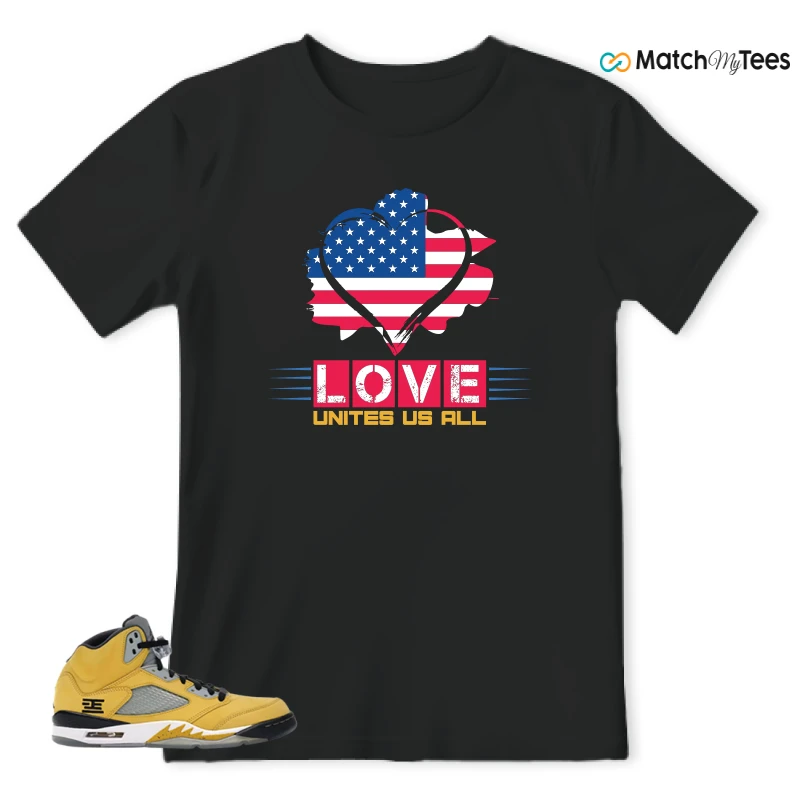 NIKE AIR JORDAN 5 TOKYO 23 SNEAKER Matching Tees t-shirt