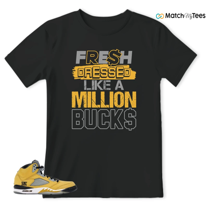 NIKE AIR JORDAN 5 TOKYO 23 SNEAKER Matching Tees t-shirt