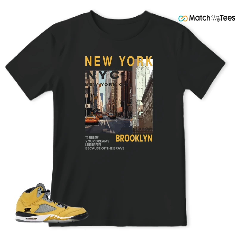 NIKE AIR JORDAN 5 TOKYO 23 SNEAKER Matching Tees t-shirt