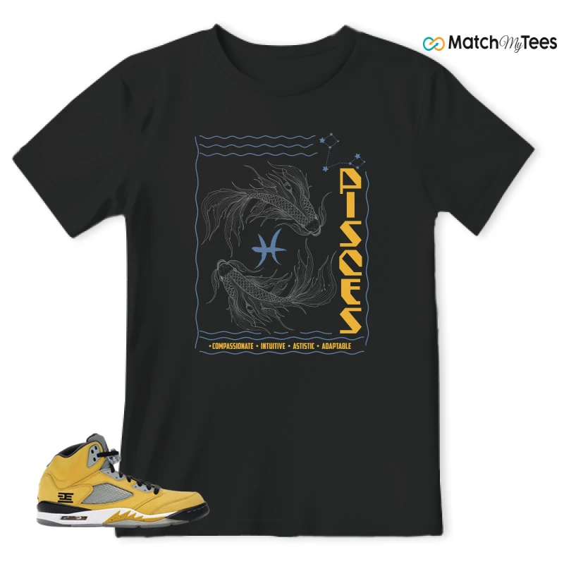 NIKE AIR JORDAN 5 TOKYO 23 SNEAKER Matching Tees t-shirt