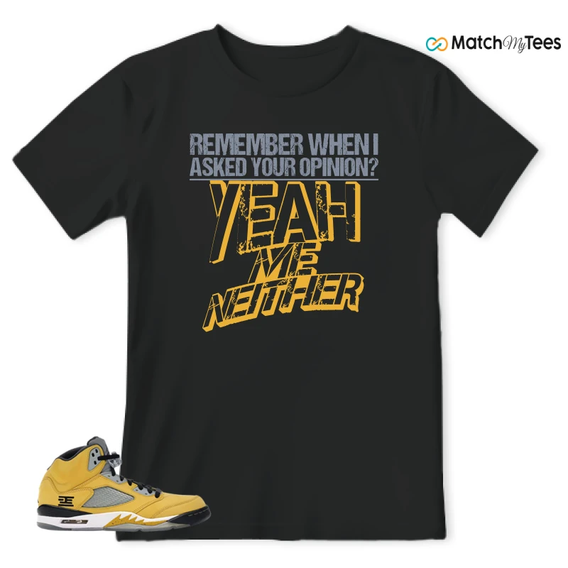 NIKE AIR JORDAN 5 TOKYO 23 SNEAKER Matching Tees t-shirt
