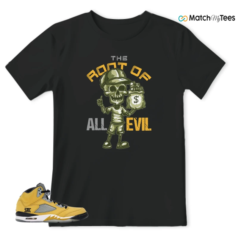 NIKE AIR JORDAN 5 TOKYO 23 SNEAKER Matching Tees t-shirt