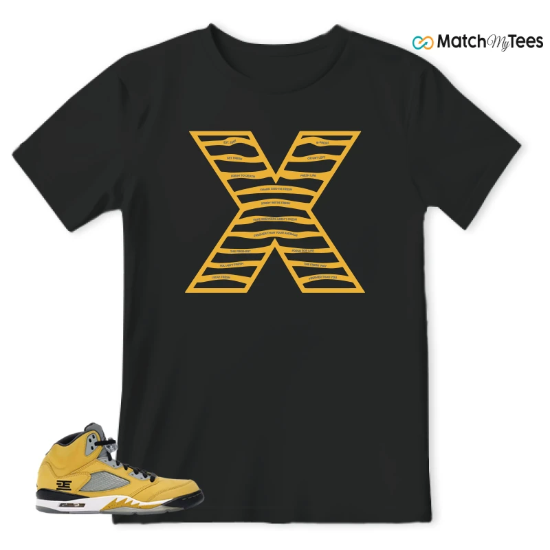NIKE AIR JORDAN 5 TOKYO 23 SNEAKER Matching Tees t-shirt