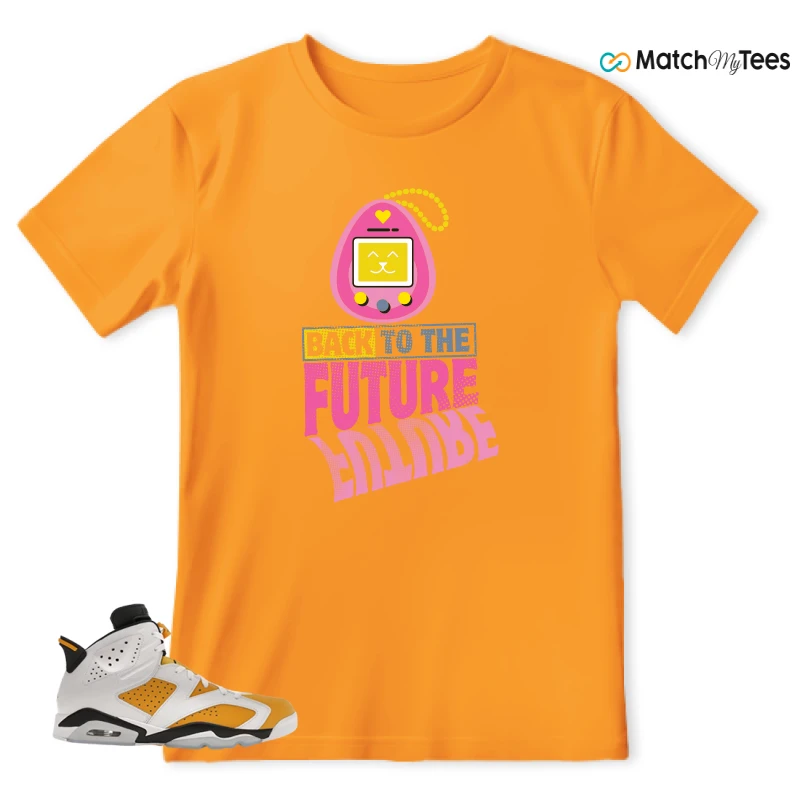 NIKE AIR JORDAN 6 YELLOW OCHRE SNEAKER Matching Tees t-shirt