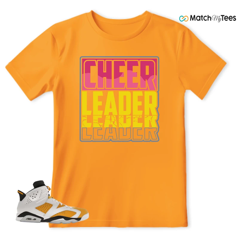 NIKE AIR JORDAN 6 YELLOW OCHRE SNEAKER Matching Tees t-shirt