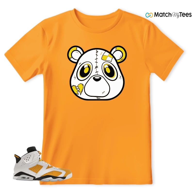NIKE AIR JORDAN 6 YELLOW OCHRE SNEAKER Matching Tees t-shirt