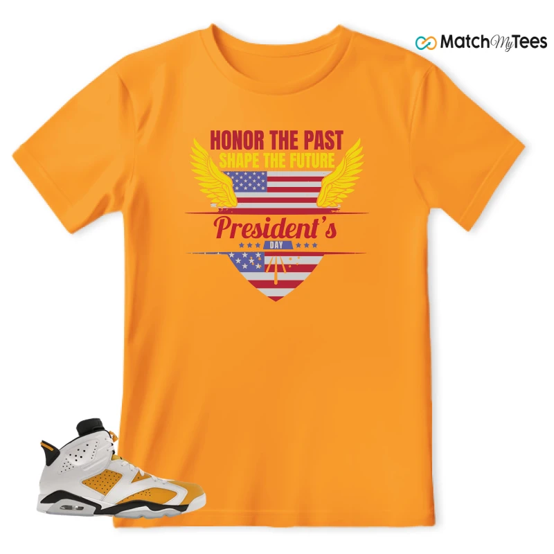 NIKE AIR JORDAN 6 YELLOW OCHRE SNEAKER Matching Tees t-shirt