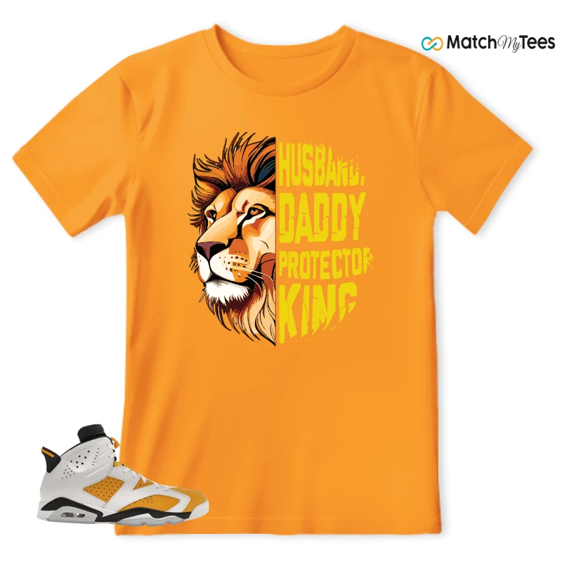 NIKE AIR JORDAN 6 YELLOW OCHRE SNEAKER Matching Tees t-shirt
