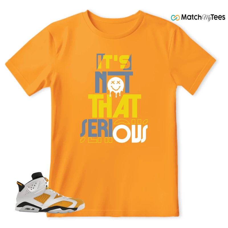 NIKE AIR JORDAN 6 YELLOW OCHRE SNEAKER Matching Tees t-shirt