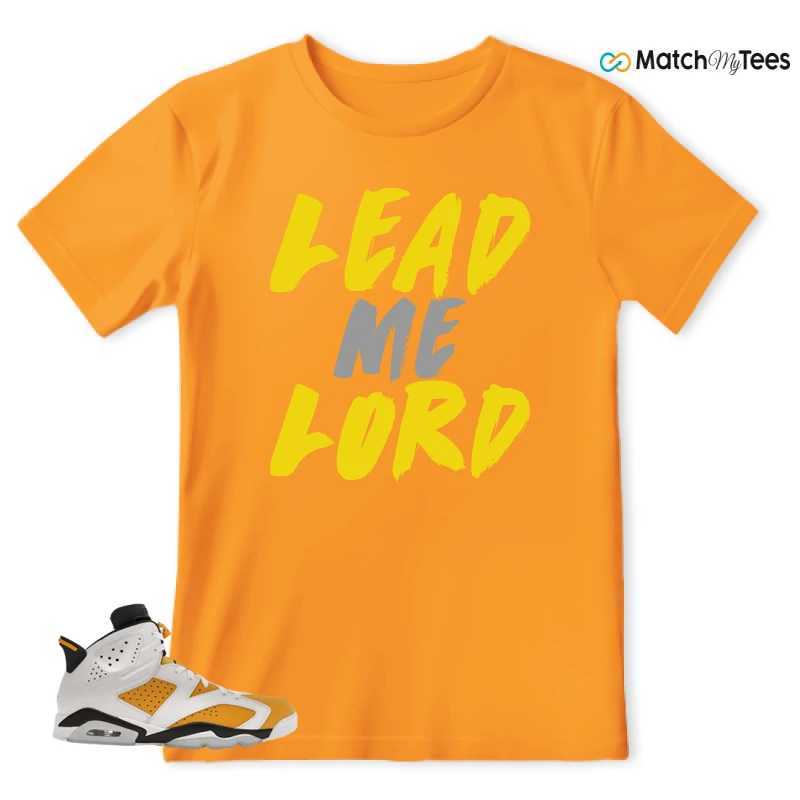 NIKE AIR JORDAN 6 YELLOW OCHRE SNEAKER Matching Tees t-shirt