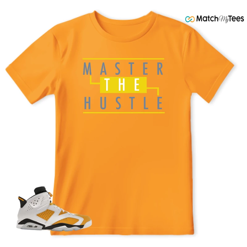 NIKE AIR JORDAN 6 YELLOW OCHRE SNEAKER Matching Tees t-shirt