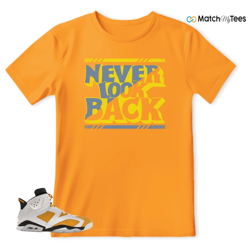 NIKE AIR JORDAN 6 YELLOW OCHRE SNEAKER Matching Tees t-shirt