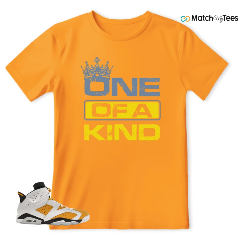 NIKE AIR JORDAN 6 YELLOW OCHRE SNEAKER Matching Tees t-shirt