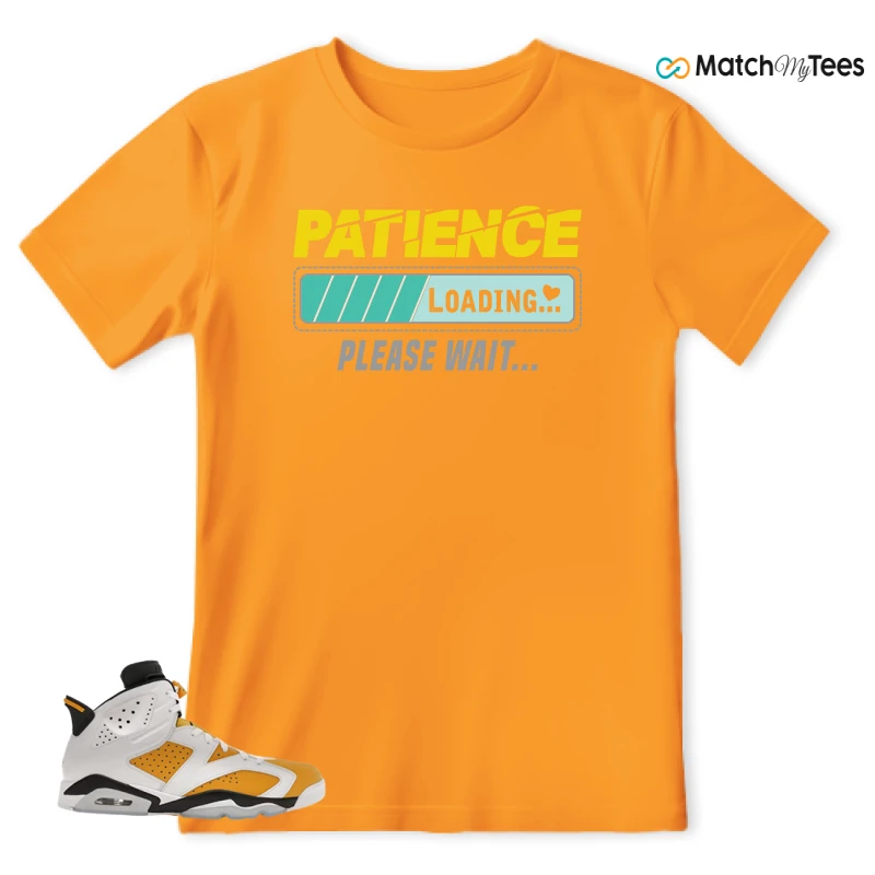 NIKE AIR JORDAN 6 YELLOW OCHRE SNEAKER Matching Tees t-shirt