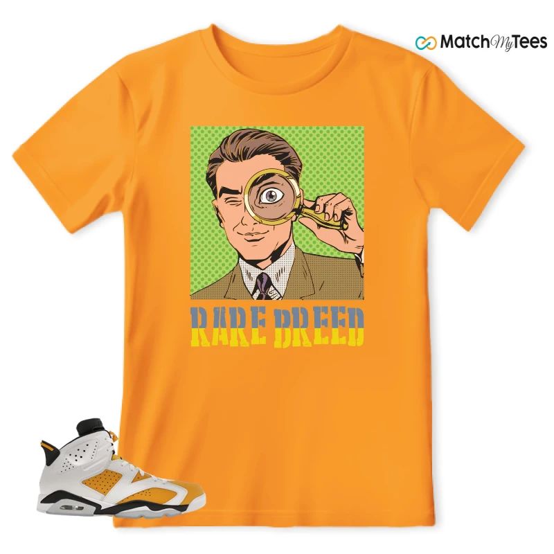NIKE AIR JORDAN 6 YELLOW OCHRE SNEAKER Matching Tees t-shirt