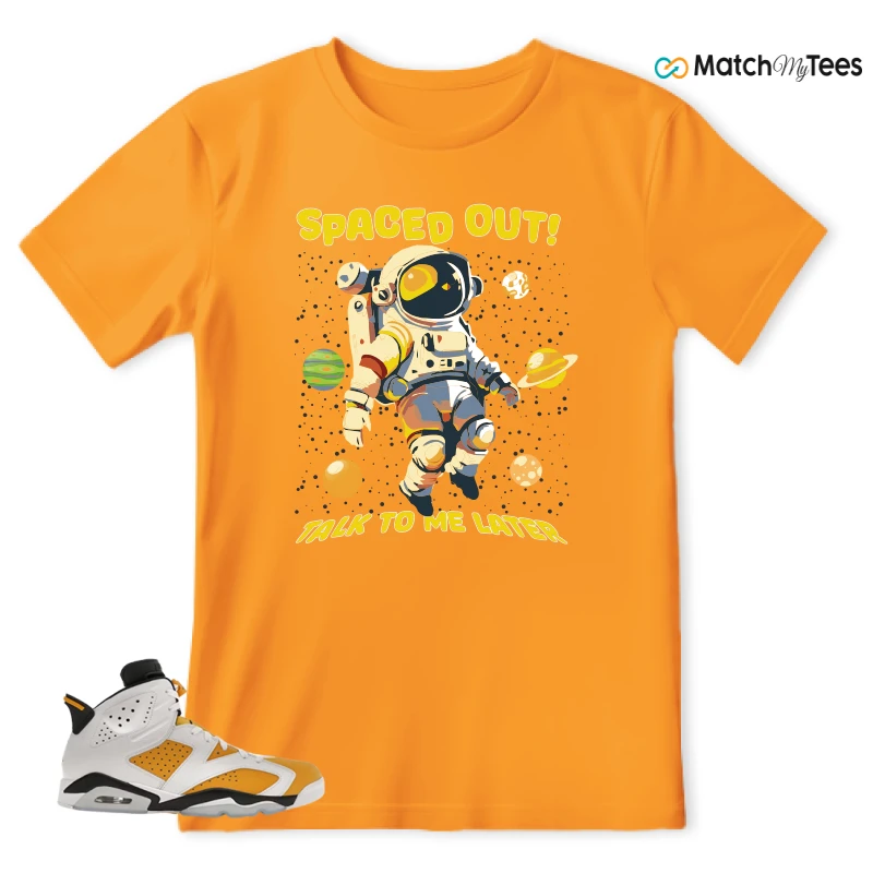 NIKE AIR JORDAN 6 YELLOW OCHRE SNEAKER Matching Tees t-shirt
