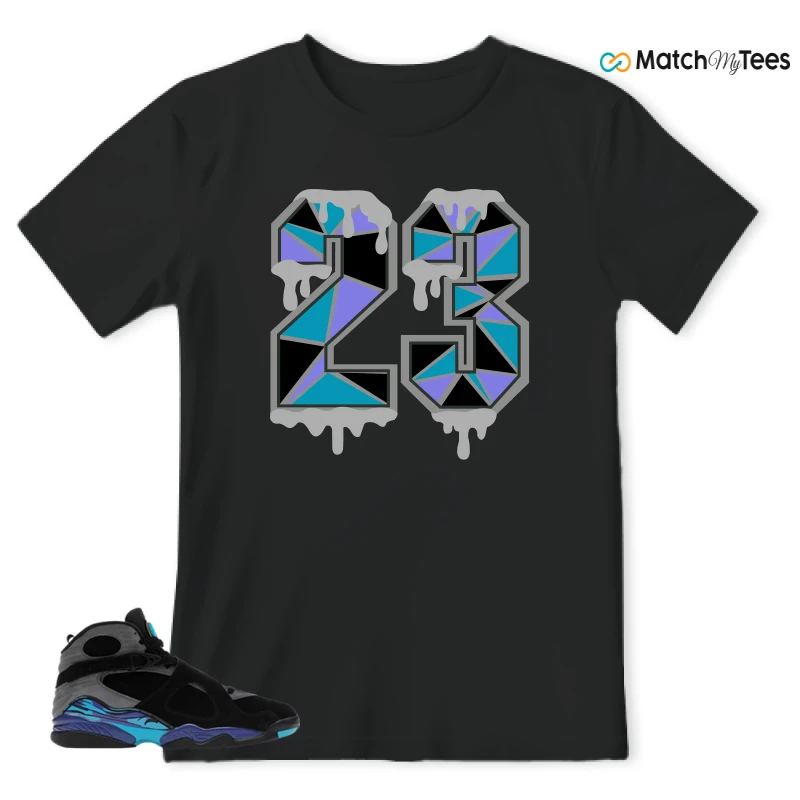 NIKE AIR JORDAN 8 AQUA SNEAKER Matching Tees t-shirt