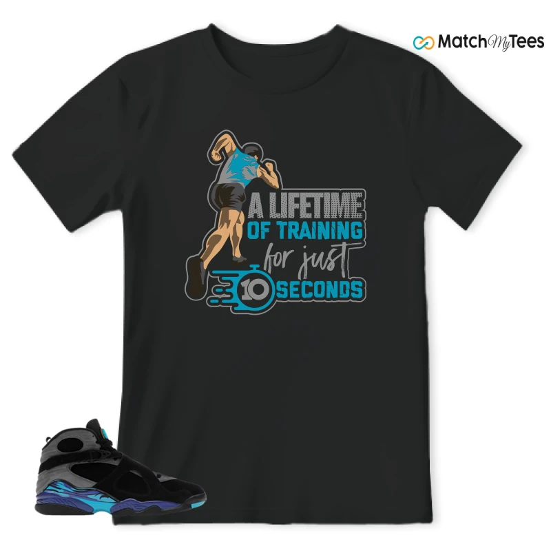 NIKE AIR JORDAN 8 AQUA SNEAKER Matching Tees t-shirt