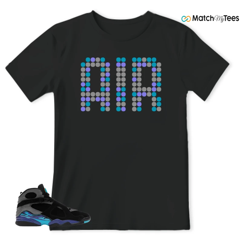 NIKE AIR JORDAN 8 AQUA SNEAKER Matching Tees t-shirt