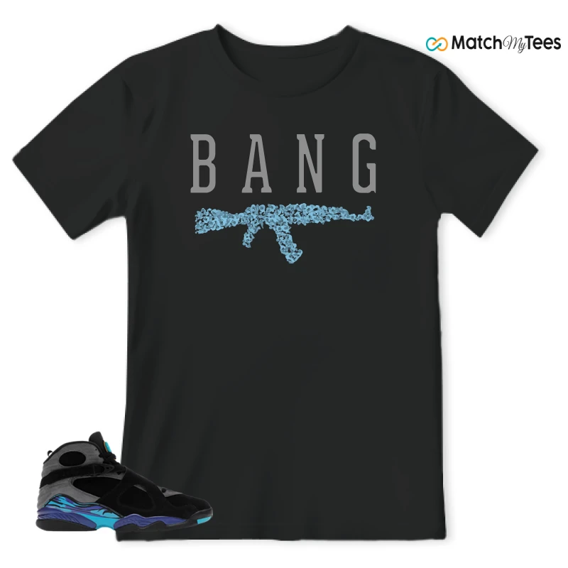 NIKE AIR JORDAN 8 AQUA SNEAKER Matching Tees t-shirt