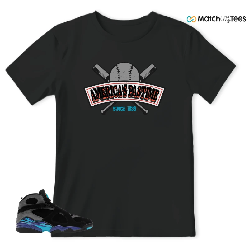 NIKE AIR JORDAN 8 AQUA SNEAKER Matching Tees t-shirt