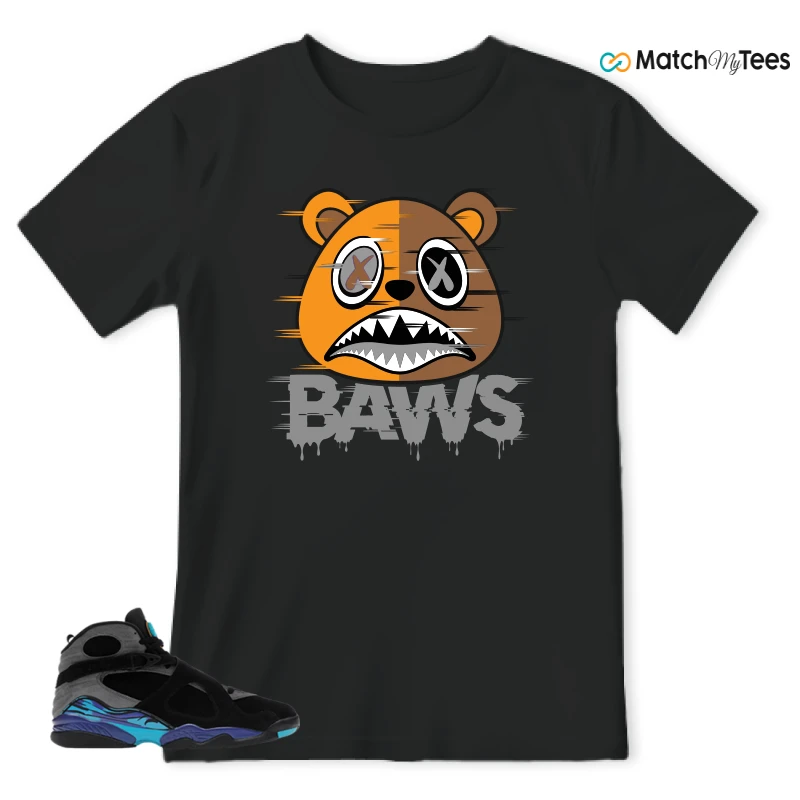 NIKE AIR JORDAN 8 AQUA SNEAKER Matching Tees t-shirt