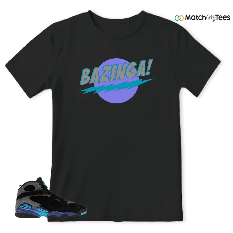 NIKE AIR JORDAN 8 AQUA SNEAKER Matching Tees t-shirt