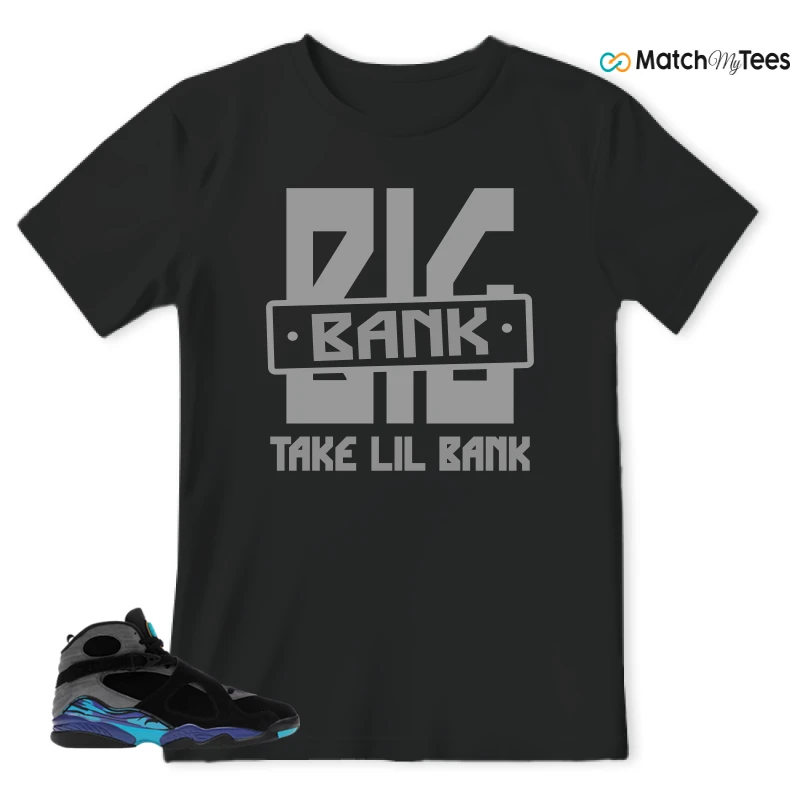 NIKE AIR JORDAN 8 AQUA SNEAKER Matching Tees t-shirt