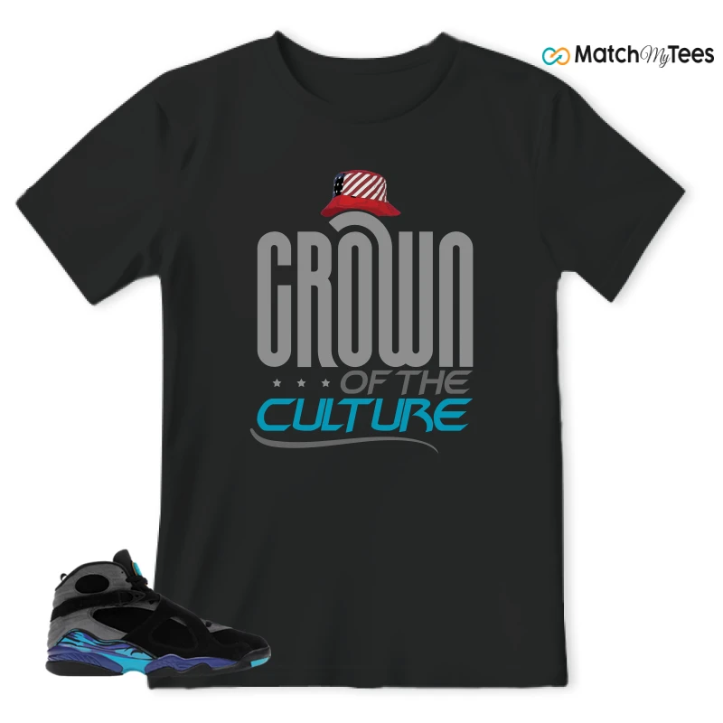 NIKE AIR JORDAN 8 AQUA SNEAKER Matching Tees t-shirt