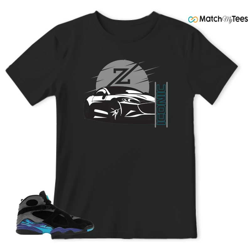 NIKE AIR JORDAN 8 AQUA SNEAKER Matching Tees t-shirt