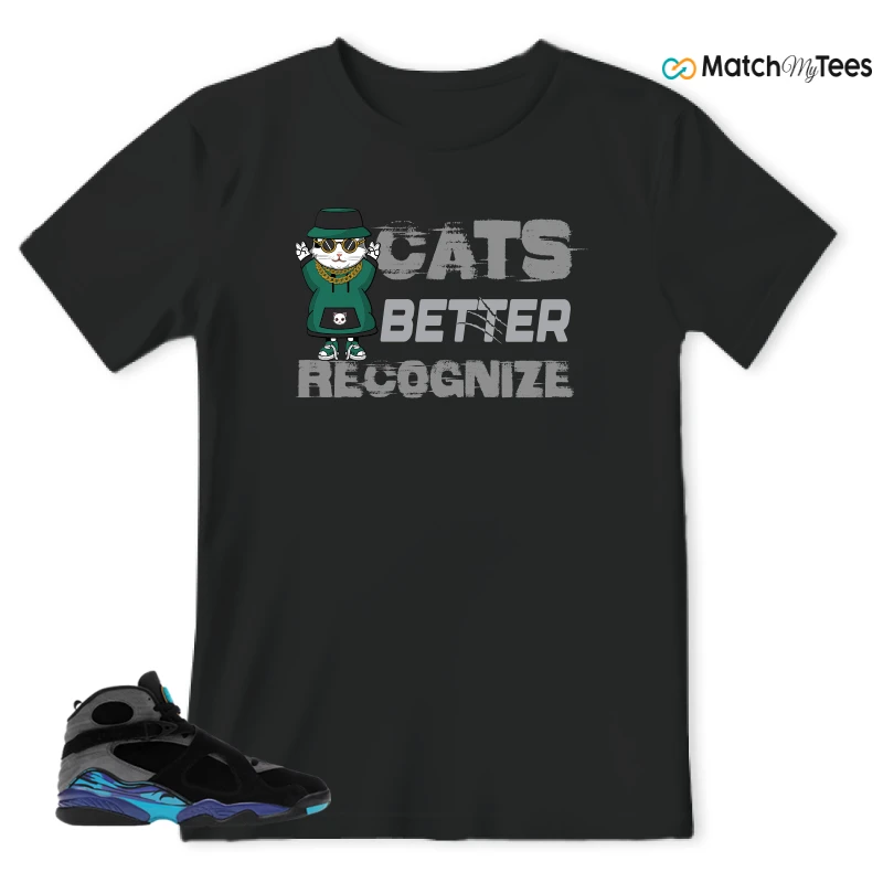 NIKE AIR JORDAN 8 AQUA SNEAKER Matching Tees t-shirt
