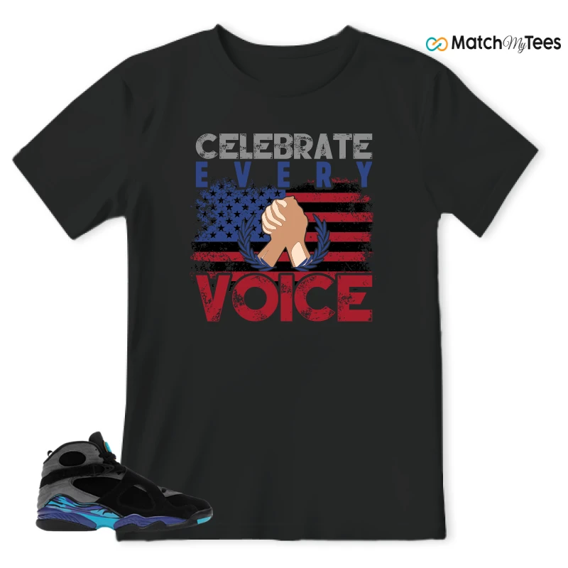 NIKE AIR JORDAN 8 AQUA SNEAKER Matching Tees t-shirt
