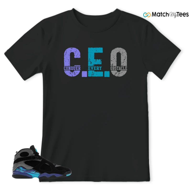 NIKE AIR JORDAN 8 AQUA SNEAKER Matching Tees t-shirt