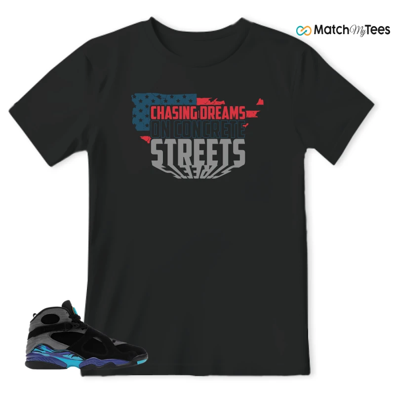 NIKE AIR JORDAN 8 AQUA SNEAKER Matching Tees t-shirt