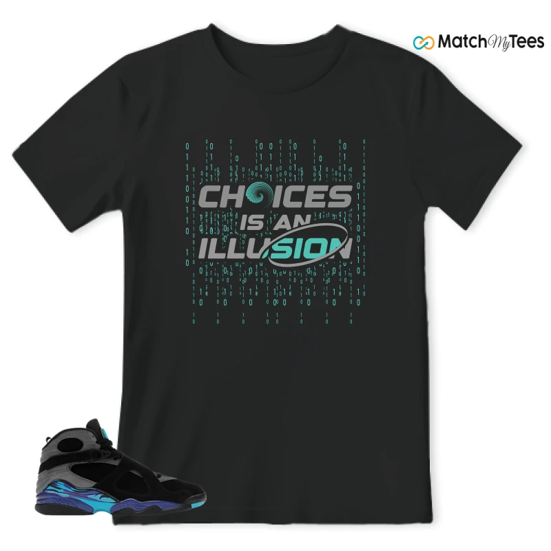 NIKE AIR JORDAN 8 AQUA SNEAKER Matching Tees t-shirt