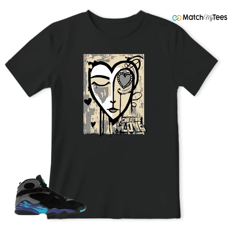 NIKE AIR JORDAN 8 AQUA SNEAKER Matching Tees t-shirt