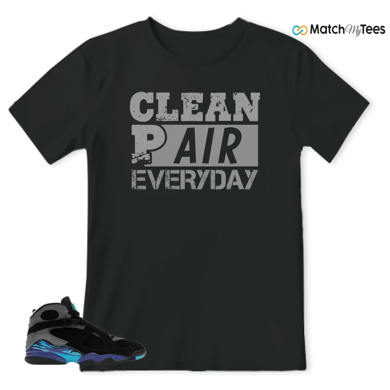 NIKE AIR JORDAN 8 AQUA SNEAKER Matching Tees t-shirt
