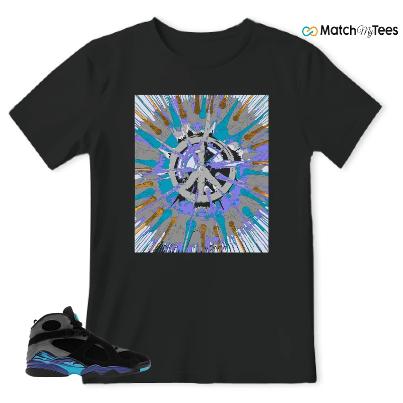 NIKE AIR JORDAN 8 AQUA SNEAKER Matching Tees t-shirt