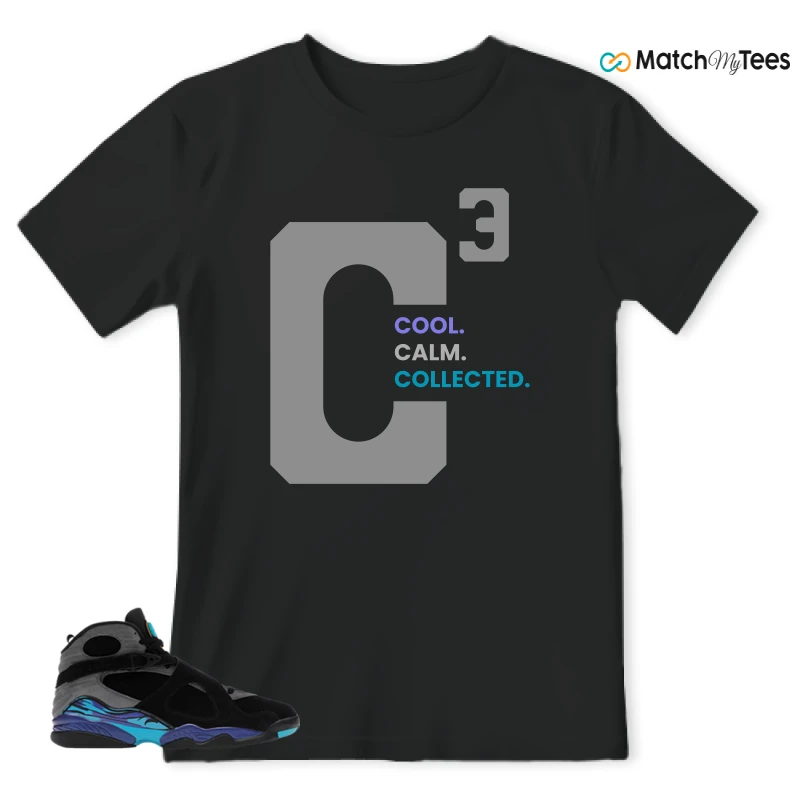 NIKE AIR JORDAN 8 AQUA SNEAKER Matching Tees t-shirt