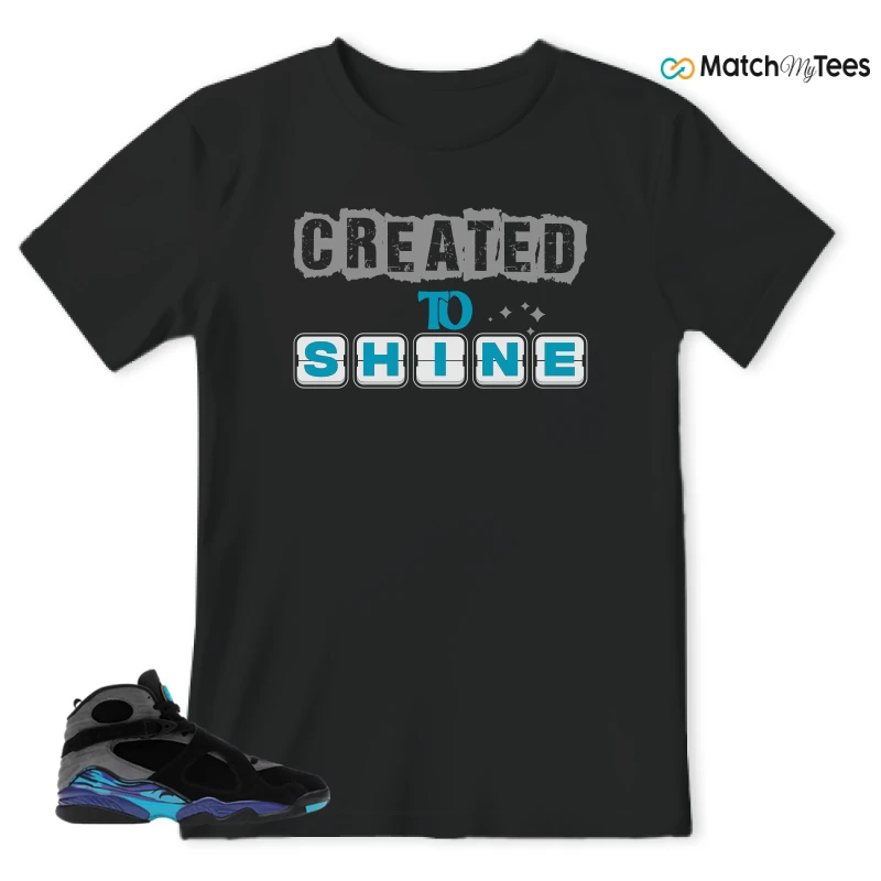 NIKE AIR JORDAN 8 AQUA SNEAKER Matching Tees t-shirt