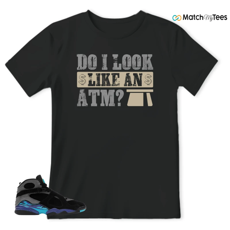 NIKE AIR JORDAN 8 AQUA SNEAKER Matching Tees t-shirt