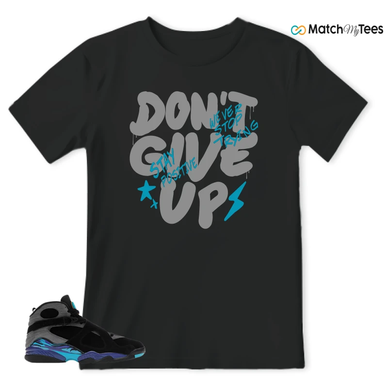 NIKE AIR JORDAN 8 AQUA SNEAKER Matching Tees t-shirt