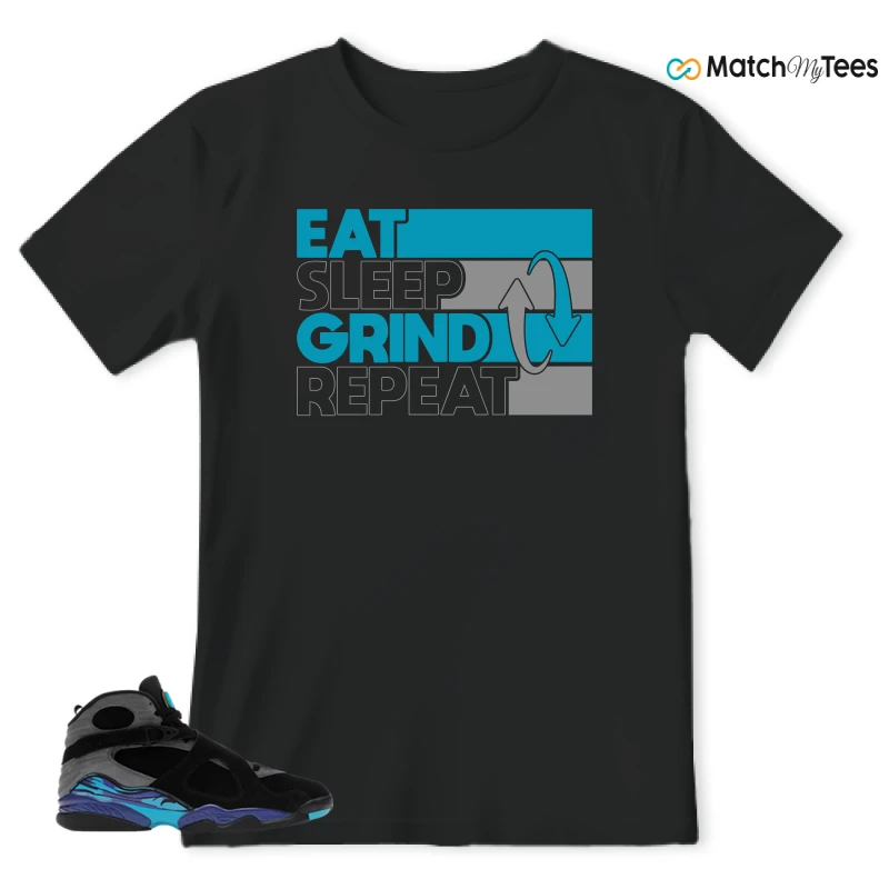 NIKE AIR JORDAN 8 AQUA SNEAKER Matching Tees t-shirt